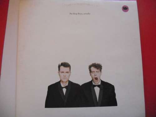 RARE!!!  PET SHOP BOYS - ACTUALLY VINYL, LP, RECORD.